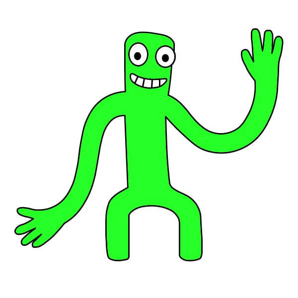 Green Rainbow Friends 7